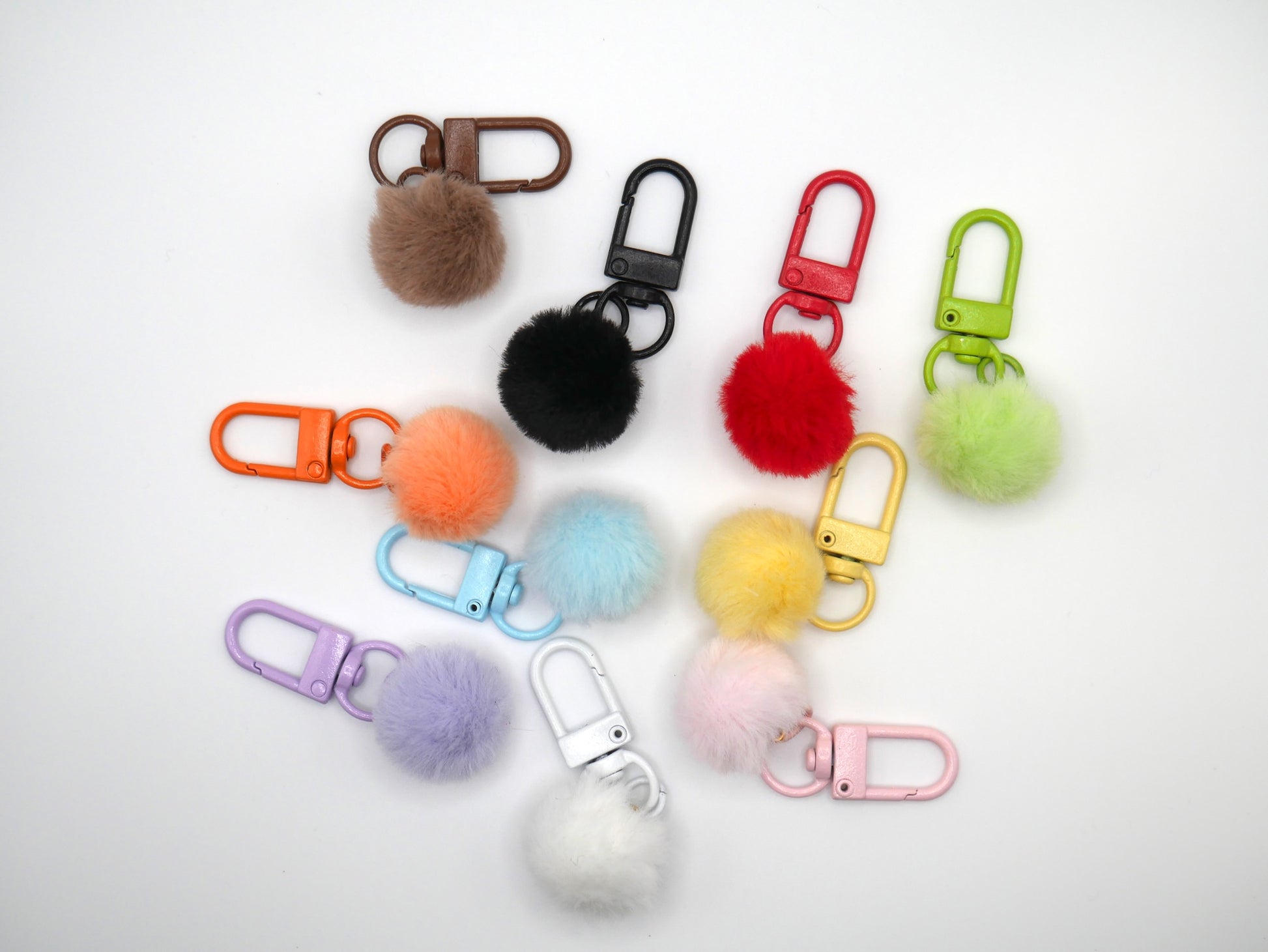 Fuzzy Puff Keychain & Bag Charm