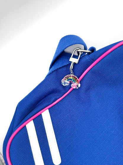 Colorful, Metal Rainbow Keychain and Bag Charm