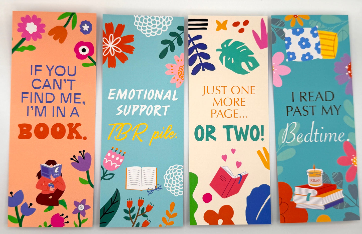 Bibliophile Book Lovers Bookmarks (Set of 3)