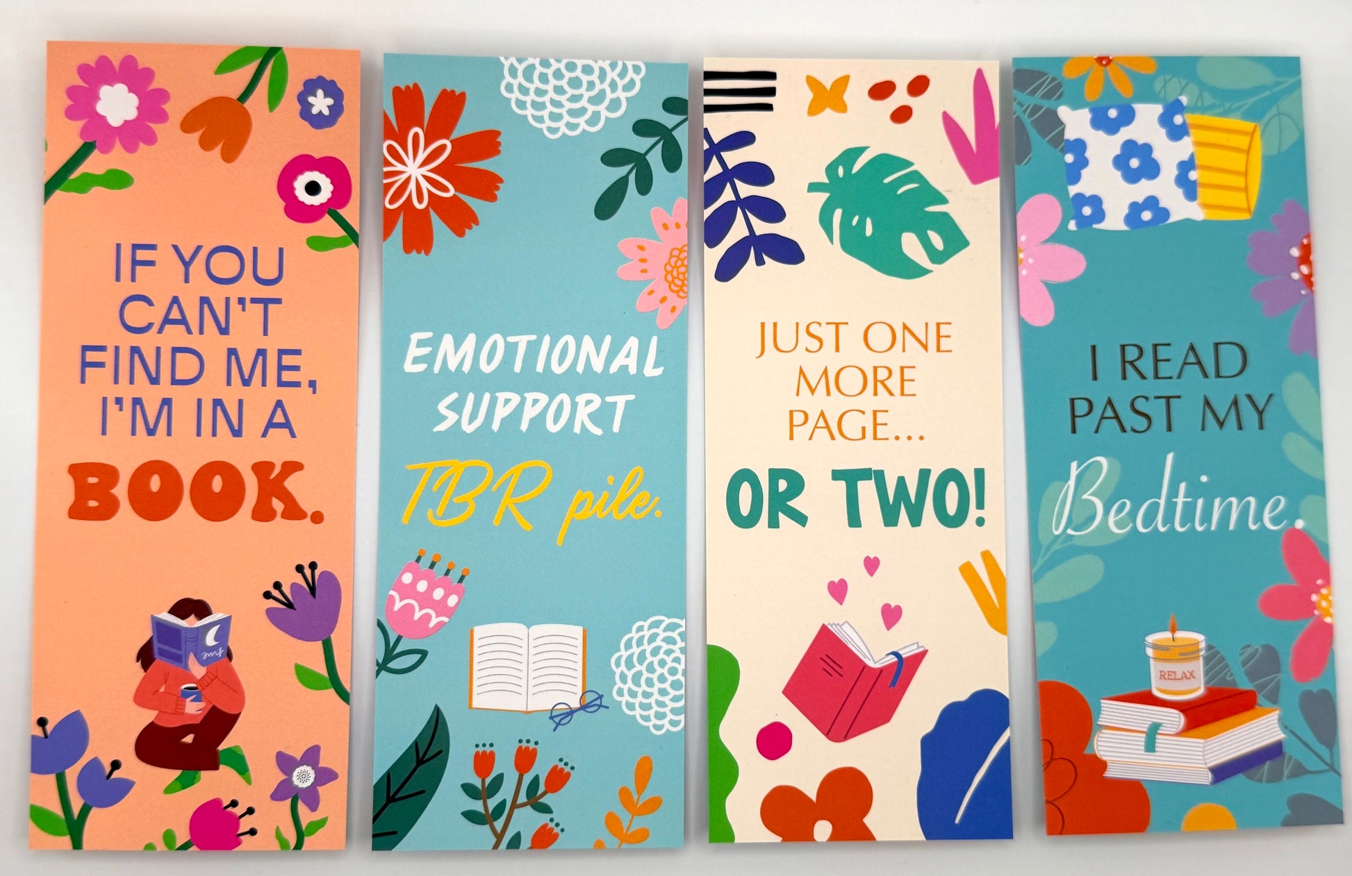 Bibliophile Book Lovers Bookmarks (Set of 3)