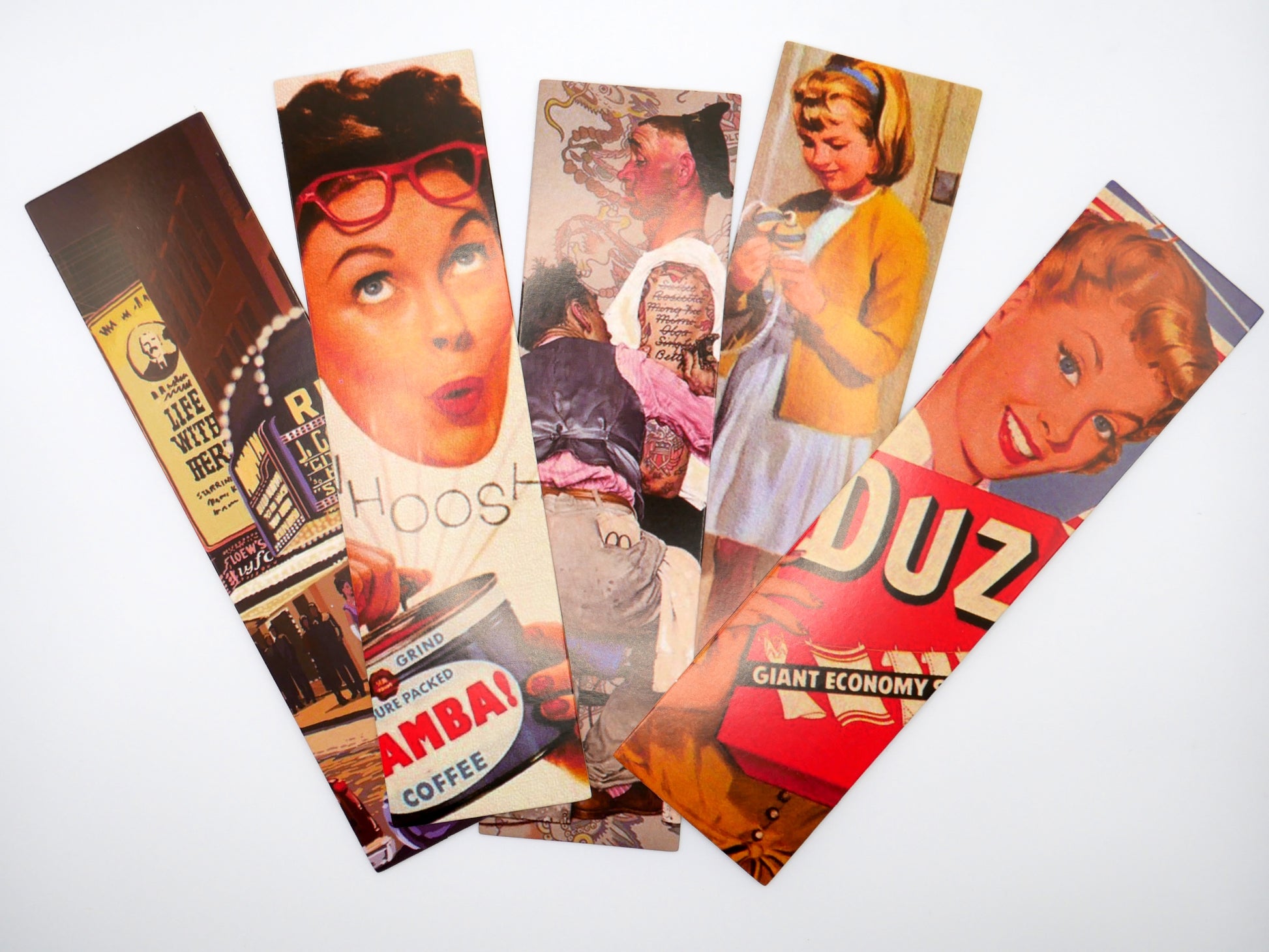 Retro Americana Paper Bookmarks (Set of 3)