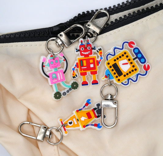 Fun Robot Keychain & Bag Charm