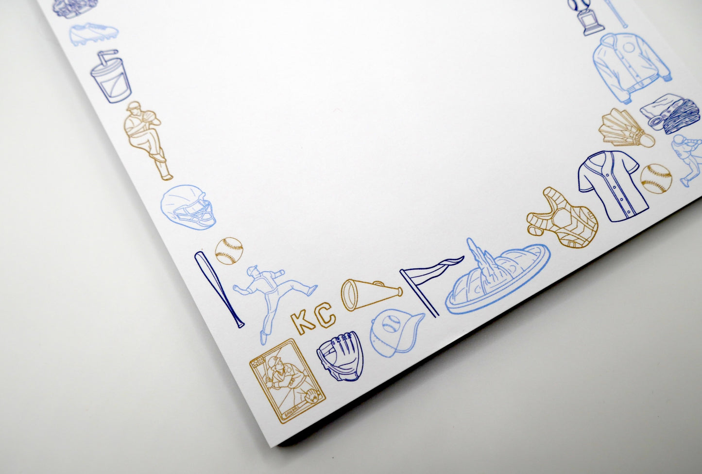 Kansas City KC Royals Baseball 5x7" Notepad
