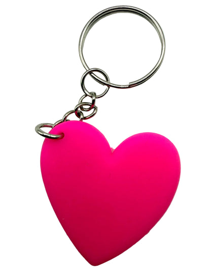 Colorful Heart Keychain and Bag Charm valentines day