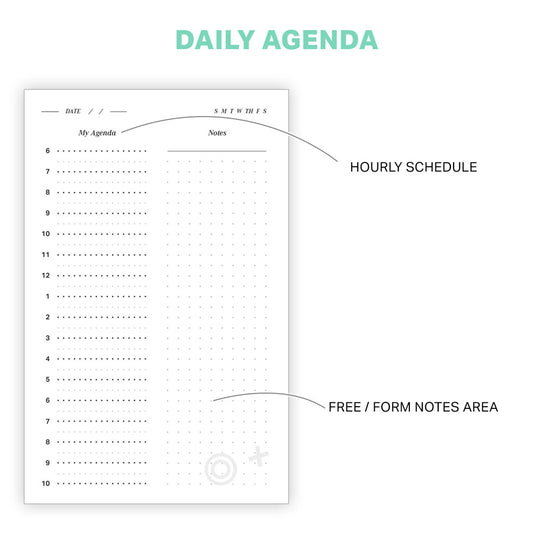OneBook All-in-One Undated Daily Planner, Notebook, & Journal