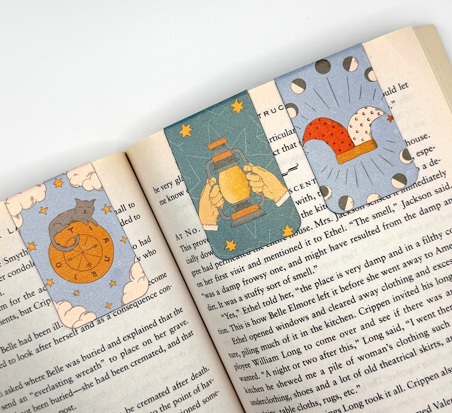 Tarot-Inspired Magnetic Bookmarks (Set of 3)