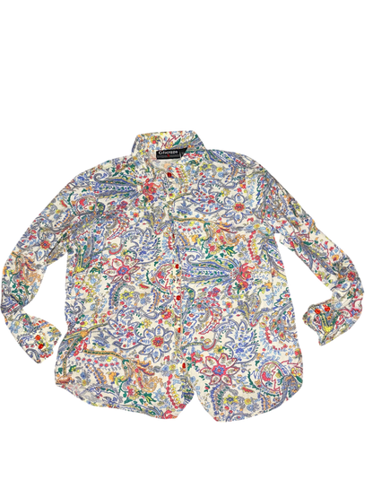 Vintage Citicraze paisley blouse women's medium